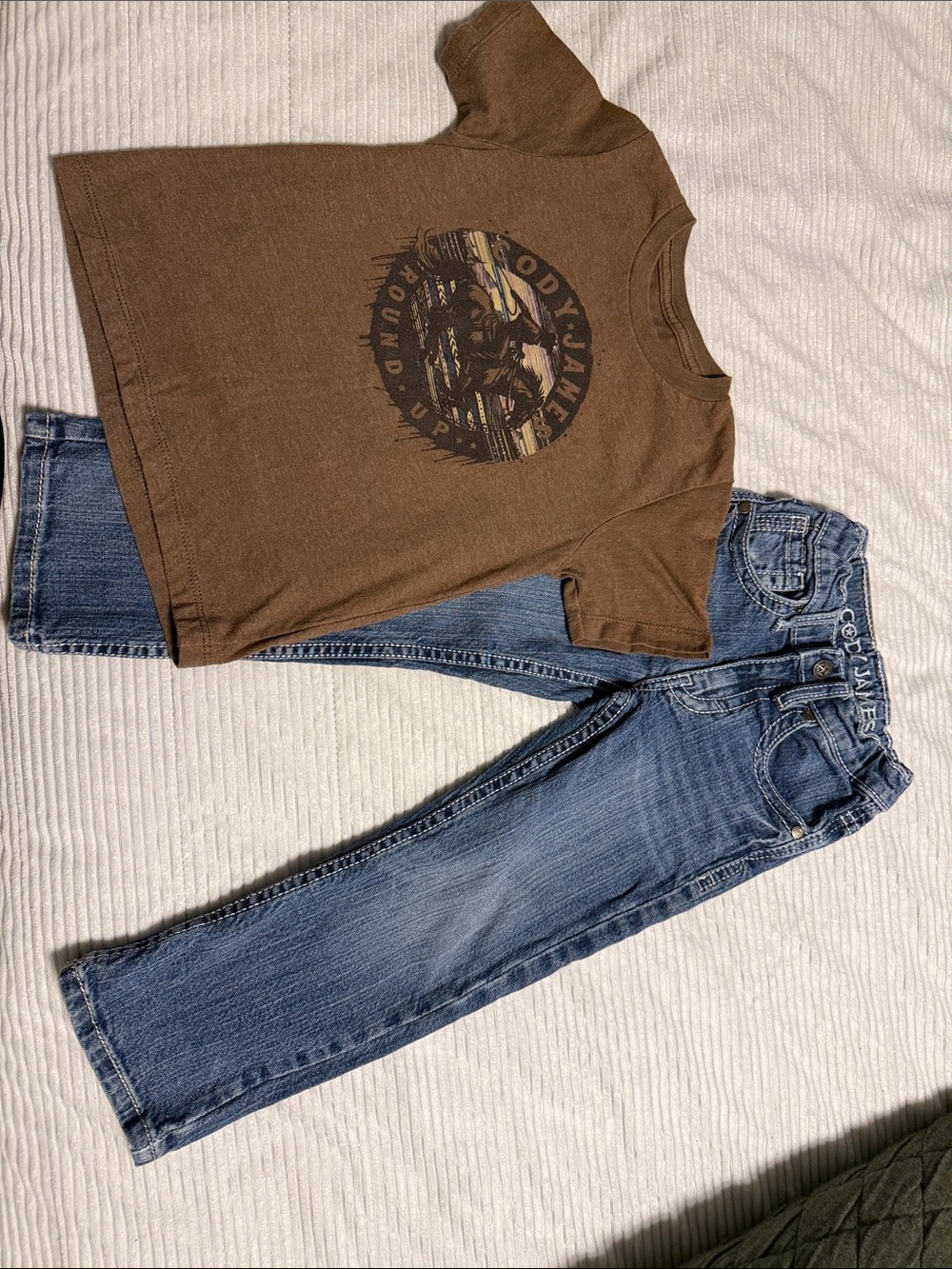 Toddler Straight Leg Denim Jeans in Blue - Cherokee
